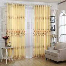 New Rural Curtains for Living Room Bedroom Fabric Cloth Hollow Water Soluble Daffodils Luxury Curtains  Tulle 2024 - buy cheap