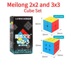 MoYu Meilong 2x2 and 3x3 Cubes Set Magic Speed Cube Professional 3x3x3 Educational Toy for Children  Speed Cubes 2024 - buy cheap