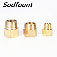 Pressure gauge conversion copper joint  M20X1.5 turn 1/2" M14 turn 1/4" Male to Female Thread Brass Pipe Connectors 2024 - buy cheap