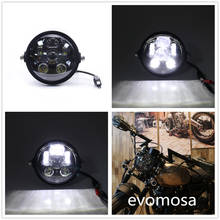 5.75" 5 3/4 LED Motorcycle Headlight w/Bezel Trim Ring For Harley Sportster 1200 XL1200L Custom XL1200C 883 XL883 883L 48 2024 - buy cheap