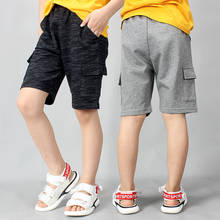 Children's Shorts Summer Print Fashion Design Kids Causal Knitted Short Pants For Teen Boys 5-14 Years Wear FM007 2024 - buy cheap