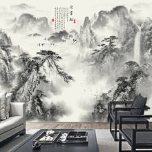 Custom 3D Wallpaper Chinese Style Artistic Ink Painting Waterfall Photo Wall Murals Living Room Bedroom Study Home Decor Fresco 2024 - buy cheap