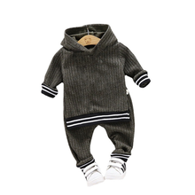 New Spring Autumn Children Fashion Clothes Baby Boys Girls Hoodies Pants 2Pcs/sets Kids Toddler Clothing Infant Casual Tracksuit 2024 - buy cheap