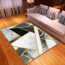 Modern Large Size Carpets for Living Room Bedroom Area Rugs Nordic Style Geometric 3D Printed Rug Home Hallway Floor Door Mats 2024 - buy cheap