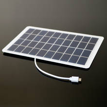 Microusb carregador de bateria externa, 5v 5w 1000ma saída para painel solar, célula e carregador de bateria usb fêmea 3.7 v 18650 watts 2024 - compre barato