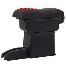 For Kalina Armrest Box Double Layer with usb Car Central Armrest Storage Box accessories 2024 - buy cheap