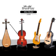 Mini Guitar Miniature Electric Guitar Model Violin Pipa Classical Guitar Model with Case Stand Popurlar Strings Instrument 2024 - buy cheap