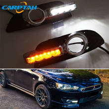 Car LED Day Driving Headlamp For Mitsubishi Lancer 2010 2011 2012 Daylihgts Daytime Running Lights DRL Fog Lamp 2024 - buy cheap
