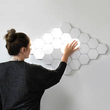 Toque sensível lâmpada de iluminação hexagonal lâmpadas quantum lâmpada modular led night light hexagons criativo decoração da lâmpada 2024 - compre barato