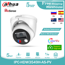 Dahua-câmera visão 5mp, câmera de vídeo cctv embutida, com som e alarme 2024 - compre barato