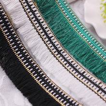 1Yard/Lot Silk Tassel Fringe Trim Lace Ribbon Lace Trim Embroidery Lace Fabric Curtain Clothing Garment  Tassels for Jewelry Diy 2024 - buy cheap