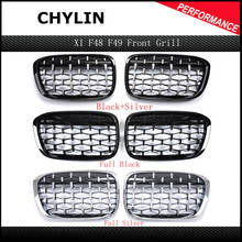 For BMW X1 F48 F49 2016-2019 Diamond Grille Meteor Style Front Bumper Grill Car Styling 2024 - buy cheap
