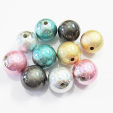 Newest !  20mm  100pcs/lot New Design Acrylic Illusion Beads For Chunky Jewelry/Kids Necklace Making 2024 - buy cheap