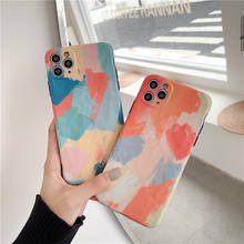 Summer watercolor Graffiti Phone Case For iPhone 11 Pro Max XR XS Max 7 8 Plus X case silicon cover for coque iPhone 7 Plus case 2024 - buy cheap