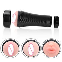 Male Masturbator Sex Toys for Men Aircraft Cup Adult Products Male Masturbator Cup Realistic Vagina Anal Mouth  Masturbation 2024 - buy cheap