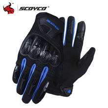 Мотоциклетные перчатки SCOYCO, сетчатые дышащие перчатки для езды на мотоцикле, с закрытыми пальцами, летние 2024 - купить недорого
