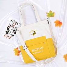 Cute embroidered ladies messenger bag fresh wild canvas bag female shoulder student handbag 2024 - buy cheap