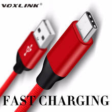 VOXLINK USB Type c Cable 2.4A Fast Charging Data USB C Cable For Samsung s8 9 Huawei P9 P10 Xiaomi 8 Nexus 6p Mobile Phone Cable 2024 - buy cheap