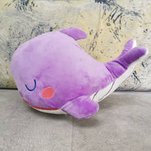 Kpop Purple Whale Animal Stuffed Doll SUGA JIMIN V JUNGKOOK JIN RM JHOPE Cute Plush Cushion Pillow Gift 2024 - buy cheap