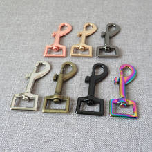 20 pcs 20mm metal carabiner belt buckle DIY bag dog leash straps clip Hook webbing sewing accessory spring clasp hardware 2024 - buy cheap