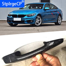 Наружная крышка дверной ручки для BMW 4 серии F32 F33 F36 428i 435i 420i 440i 425i 430i 13-19, аксессуары 100% из настоящего углеродного волокна 2024 - купить недорого