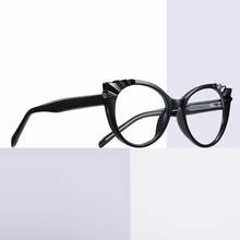 2020 женские очки с защитой от синего света, женские очки кошачий глаз с защитой от синего света, оптические линзы 0 градусов, компьютерные очки UV400 2024 - купить недорого
