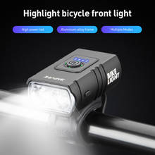 Juego de luces LED de noche para bicicleta de montaña, linterna recargable por USB, resistente al agua 2024 - compra barato