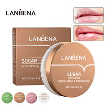 LANBENA Lip Mask Nourishing Moisturizing Repair Dry Exfoliator Scrub Lips Patches Rose Coconut Oil Aloe Vera SKin Care 4 Colors 2024 - buy cheap