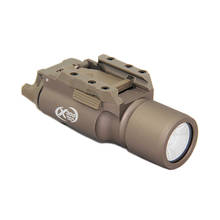 Tático sf x300 led arma luz 400 lumens luz branca liga de alumínio construção marcada versão 2024 - compre barato