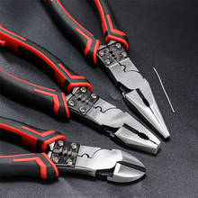 Multitool Combination Pliers Wire Stripper/Crimper/Cutter CR-V chrome vanadium Diagonal Pliers Hand Tools Multitool Pliers Set 2024 - buy cheap