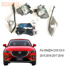 WZAUTO-juego de luces LED antiniebla para coche MAZDA, Kit de luces de conducción con arnés, para modelo CX3, CX-3, 2015, 2016, 2017, 2018 2024 - compra barato