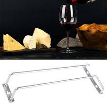 Wine Glass Holders Hanging, Wine Glass Rack, Stainless Steel Chrome Under Cabinet Wine Rack Glass Holder for Bar Kitchen 2024 - buy cheap