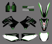 NICECNC 1 комплект наклеек для фона мотоциклетной команды, комплект наклеек для Kawasaki KX250F KX 250F KXF250 KXF 250 2009 2010 2011 2012 2024 - купить недорого