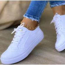 2021 Plus Size 43 Women Flat Shoes Spring Vulcanized Shoes New Solid Color Ladies Bordered Sneakers Flock Casual Female Footwear 2024 - buy cheap