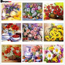 5D DIY Diamond Embroidery Scenery Flower Full Round Diamond Painting Cross Stitch Landscape Picture Diamond Mosaic Decor 2024 - buy cheap