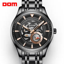 Relógio mecânico masculino, relógio de luxo à prova d'água 2024 - compre barato