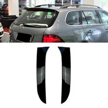 NEW-Gloss Black Rear Side Wing Roof Spoiler Stickers Trim Cover for Golf 6 MK6 Variant Wagon 2024 - buy cheap