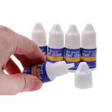 Set of 10 Glue for False Nail Art Decoration Tips Fast Drying Acrylic Manicure Tool S55 2024 - buy cheap