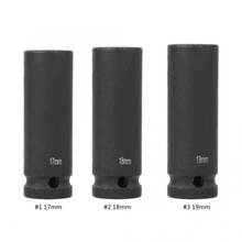 1/2 Inch mpact Socket 17/18/19mm Metric Deep Impact Socket 6 Point Pneumatic Air Socket 2024 - buy cheap