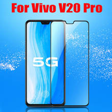 2 шт 3D полное закаленное стекло для Vivo V20 Pro 5G полное покрытие Высокое качество 9H Защитная пленка для экрана Vivo V20 Pro 5G 2024 - купить недорого