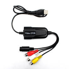 H1111Z Новый адаптер для захвата аудио-и видеосъемки USB 2,0 адаптер для захвата VHS на DVD для Windows 10/8/7/XP 2024 - купить недорого