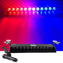 LED Emergency Strobe Light 12V 12W Windshield Dash Dashboard Interior Flash Roof Hazard Warning Light Bar for Car Truck Vehicle 2024 - buy cheap