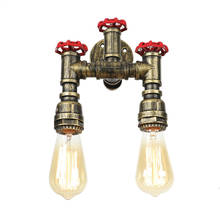 Лофт ретро скандинавский металлический водопровод лампа промышленный винтажный светодиодный настенный светильник светильники для дома Эдисон бра Lampara сравнению 2024 - купить недорого