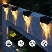 LED Solar Lamp Garden Lights Outdoor Waterproof Solar Sunlight RGB Light Gradient Garden Decor Stair Fence Lamp for Patio Yard 2024 - buy cheap