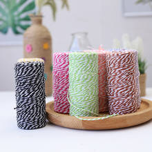 100m/roll 1.5mm cotton hemp rope diy sewing ribbon macrame cord tag handmade Crafts thread material Home Textile Decoration vase 2024 - buy cheap