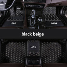 HeXinYan Custom LOGO Car Floor Mat for Mitsubishi All Models outlander ASX pajero sport lancer galant Lancer-ex pajero grandis 2024 - buy cheap