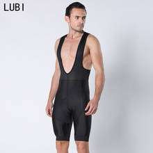 LUBI мужские летние цельные черные велосипедные шорты, дышащие MTB штаны для гонок, шоссейные велосипедные шорты, быстросохнущие велосипедные колготки 2024 - купить недорого