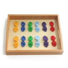 Kid Wooden Montessori Chinese Closure Knot Tray Preschool Learning Education Toy 2024 - buy cheap