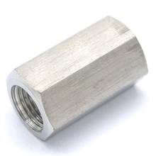 304 Stainless Steel Hex Nut Rod Pipe Fitting Connector Adapter 1/8" BSP Female Threaded Max Pressure 2.5 Mpa 2024 - buy cheap
