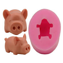 5Pcs/Lot Hot Sale Handmade Pig Molds Animal Shape Silicone Soap Mold Chocolate Cookies Mould Fondant Molds Candle Cake Moulds 2024 - buy cheap